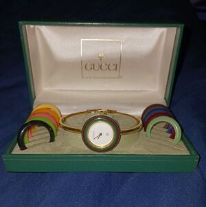 Vintage Gucci Bezel Interchangeable Watch
